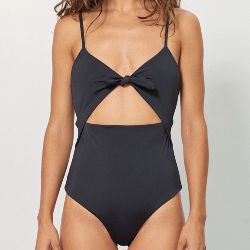 NWT Mara Hoffman || Woman’s black Swimsuit size Medium